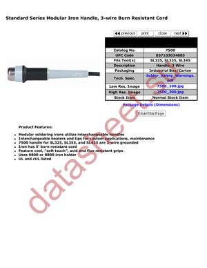 7500 datasheet  